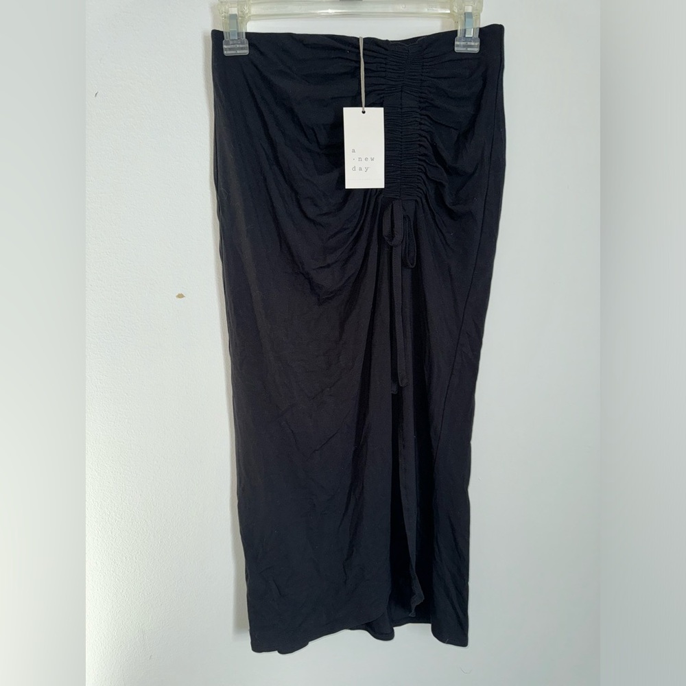 A New Day Women's Elegant Black Pencil Skirt